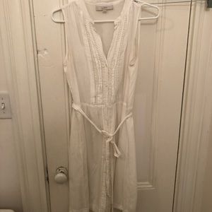 Loft white dress